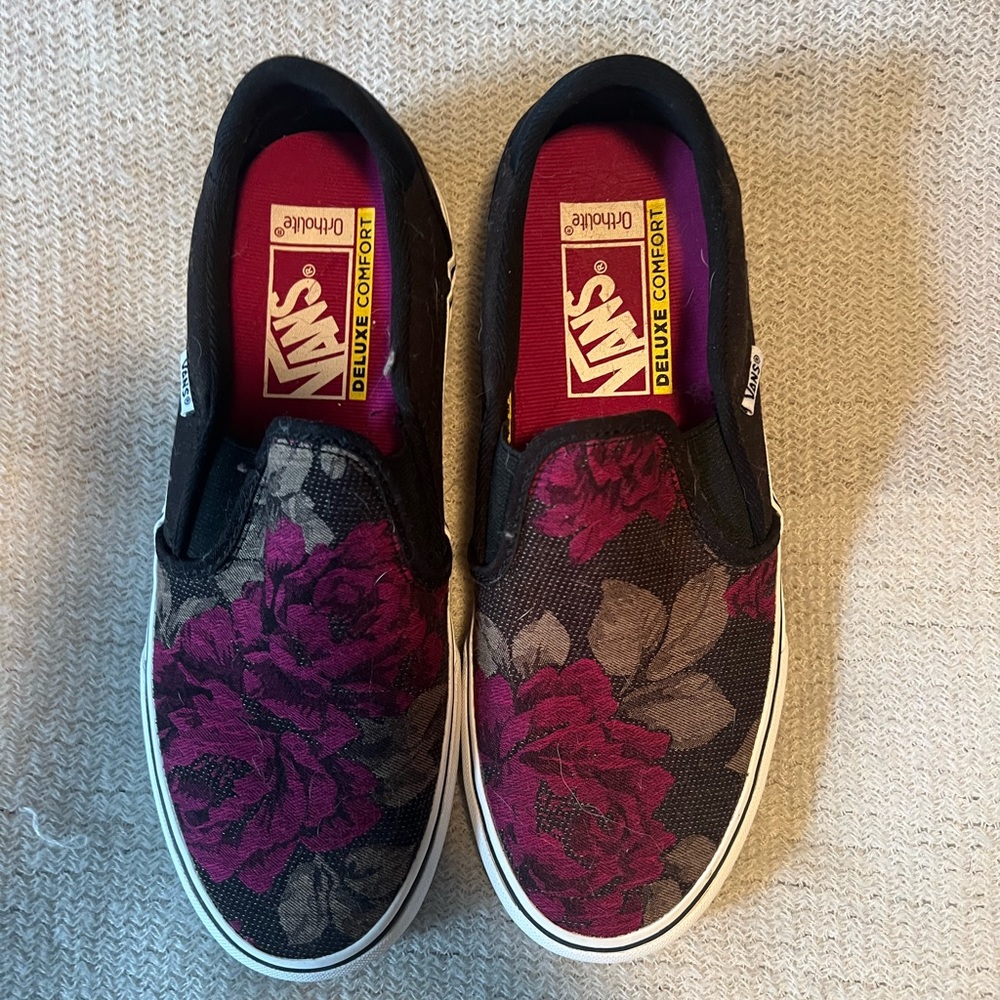 Vans women’s floral size 8